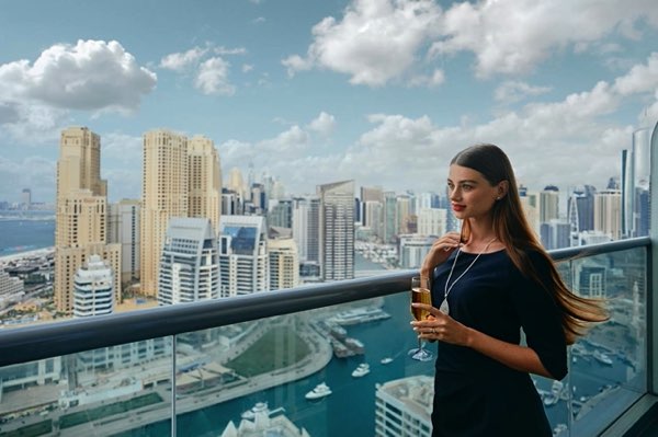 Vistas desde Wyndham Dubai Marina