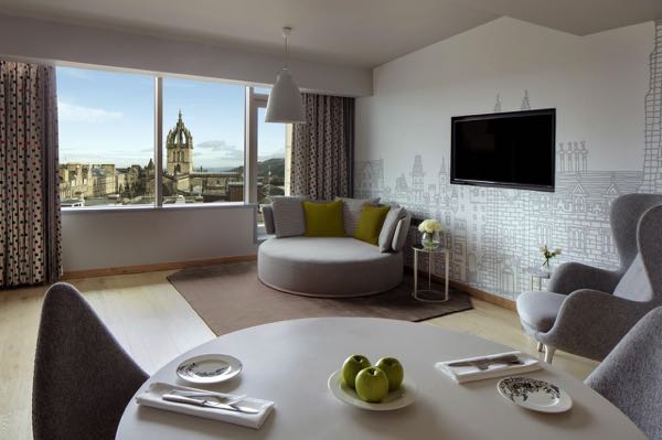 Views from Radisson Collection Hotel, Royal Mile Edinburgh