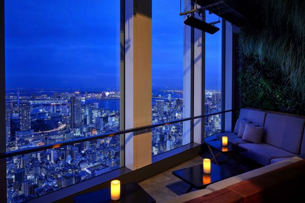 Výhled z Andaz Tokyo - A Concept by Hyatt