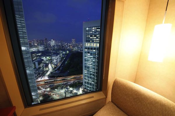 Widoki z The Royal Park Hotel Tokyo Shiodome