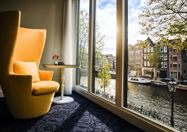 Výhled z Andaz Amsterdam Prinsengracht