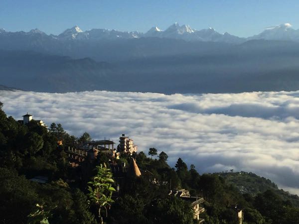Výhled z Everest manla resort